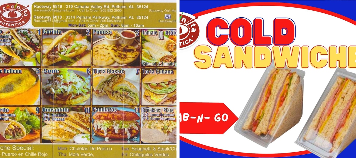 La Cocinita Menu